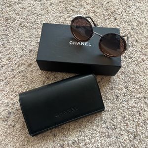Chanel round sunglasses